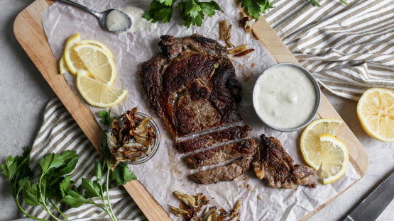 Flat iron sales steak longhorn